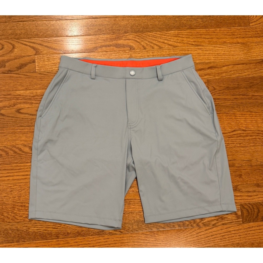Redvanly Varick Shorts Mens Large 9" Gray Golf Pull-On Stretch Performance